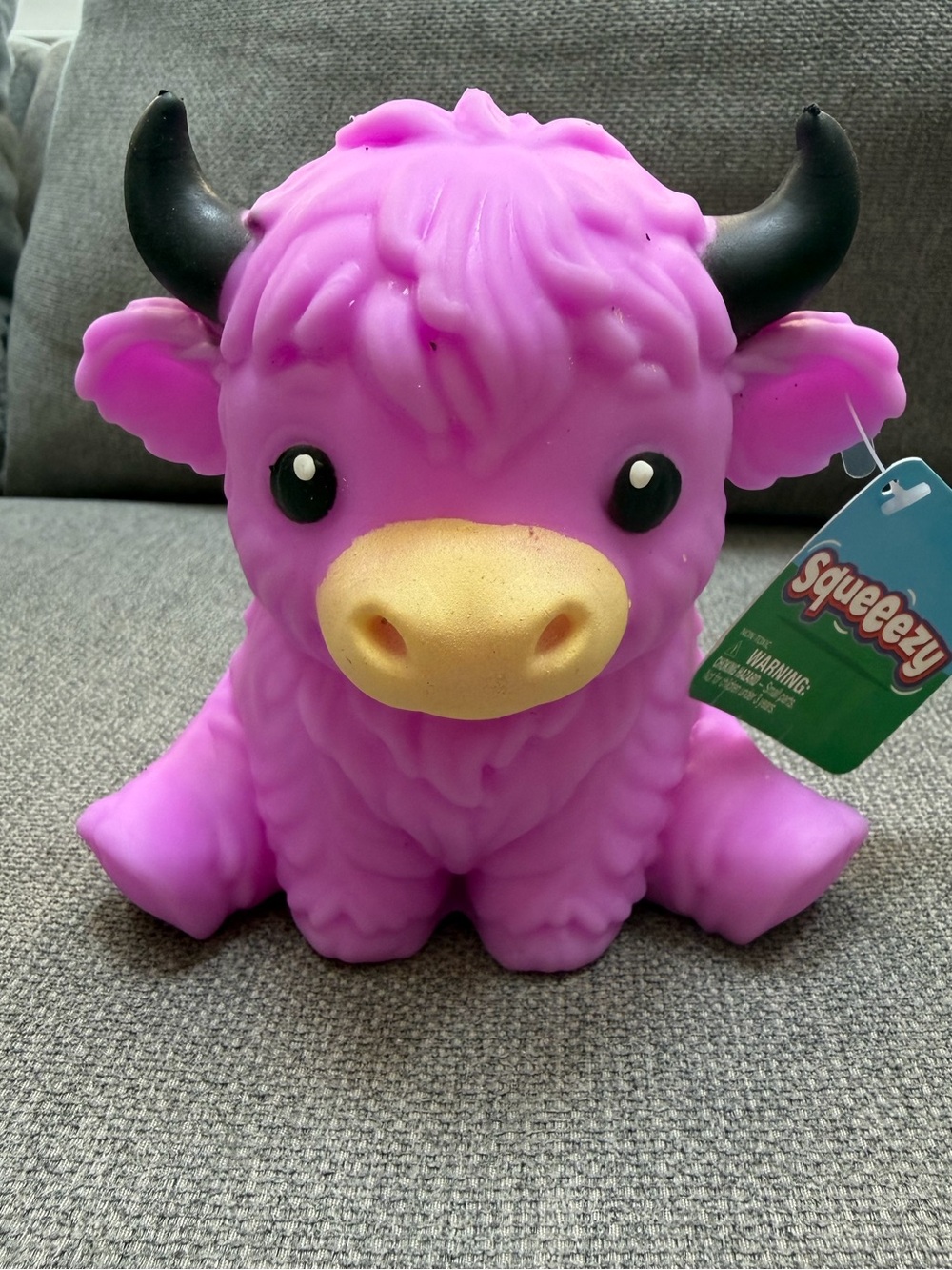 Squeeezy New Cow Squishy- purple